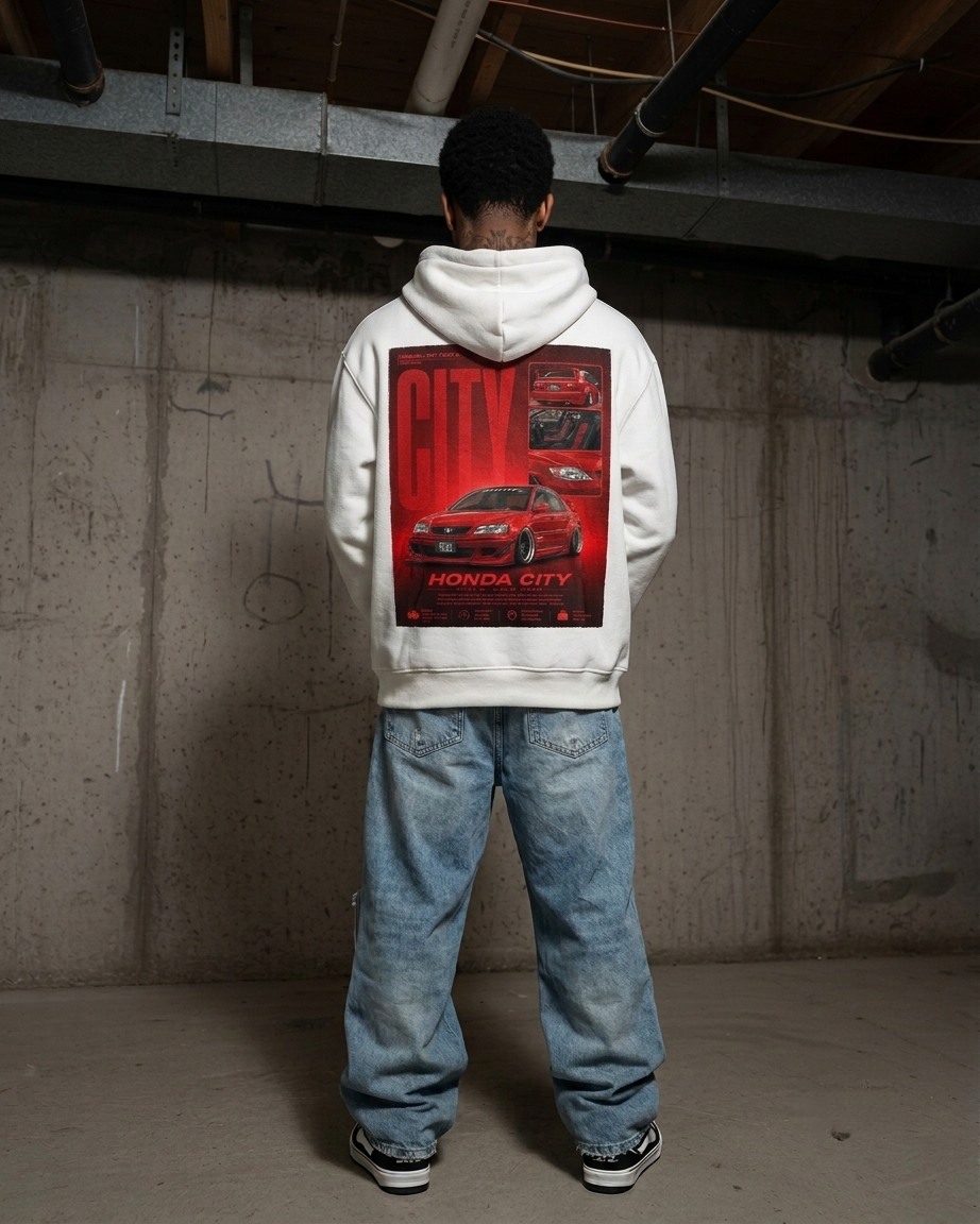 Custom honda city hoodie